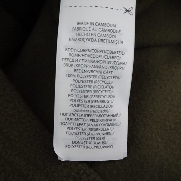 RLX Ralph Lauren Full Zip Jacket Men's Size 2XL Green Black Fleece - Picture 8 of 9